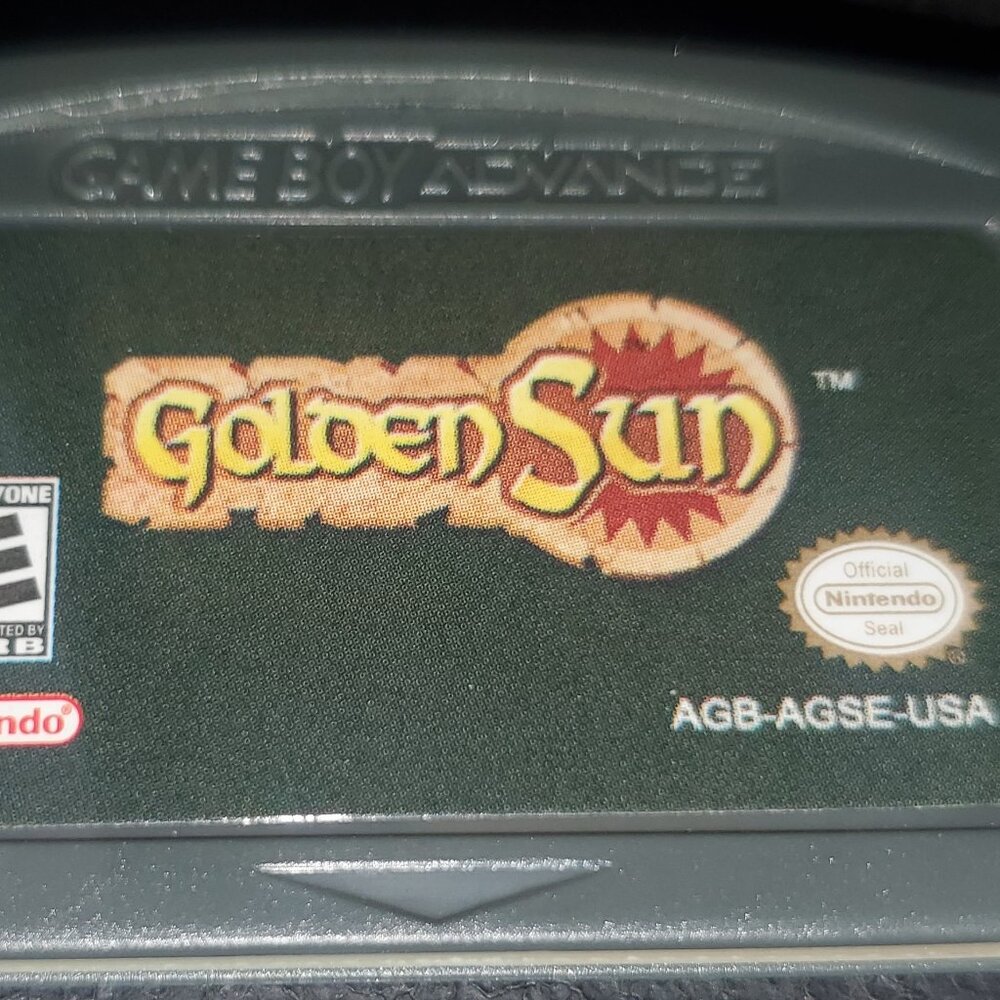 Golden Sun GBA Video Game Gameboy Advance